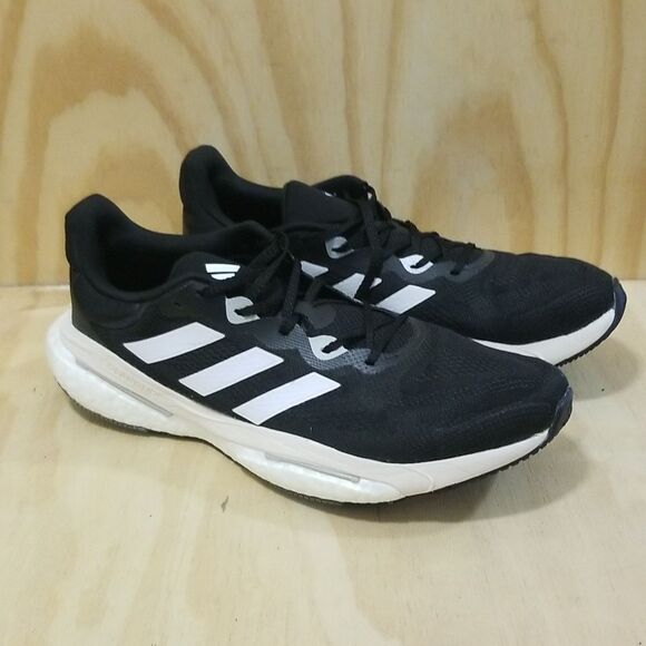 Adidas Solarglide 6 Running Shoe6 Black Mens Size 14 - Picture 3 of 9